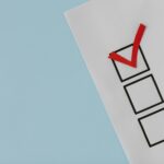 survey checkboxes on paper